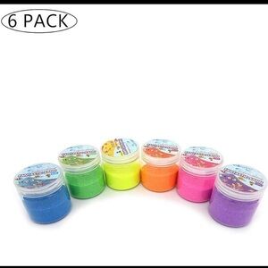 Vibrant Neon Sand Party Pack - 6 Colors